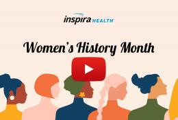 Illustration of women with headline Women's History Month