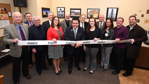 Ribbon cutting at Inspira Health Network's Family Medicine office in Clarksboro