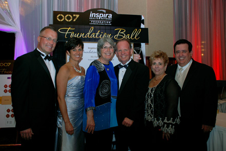 Members of Inspira board and executive team at gala