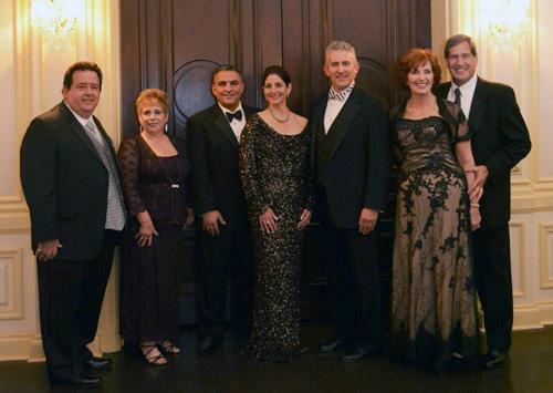 Portrait of Inspira executives and board members at 2015 gala