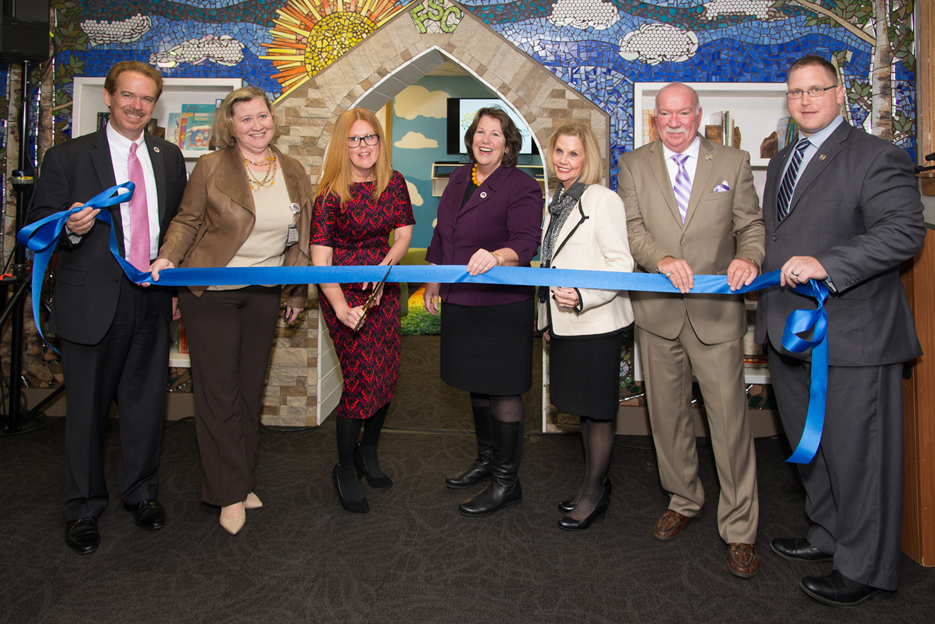 Ribbon cutting at Family Success Center of Commercial Township’s new Laurel Lake location