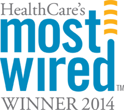 Healthcare's most wired winner 2014 logo