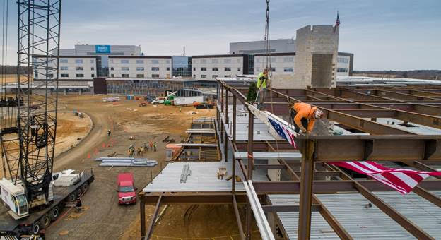 Inspira Leading-Edge Cancer Center Mullica Hill under construction