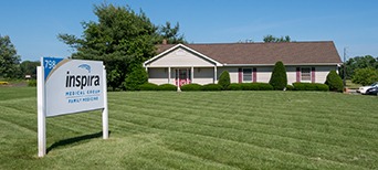 Entrance of Family Medicine building at Centerton