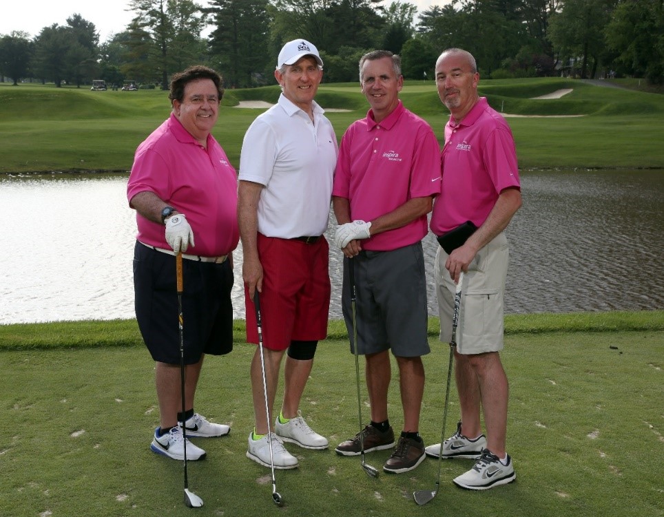 Inspira Employees enjoying a round of golf