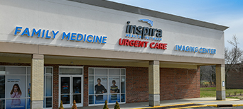 Entrance of Inspira Urgent Care Haddon Township