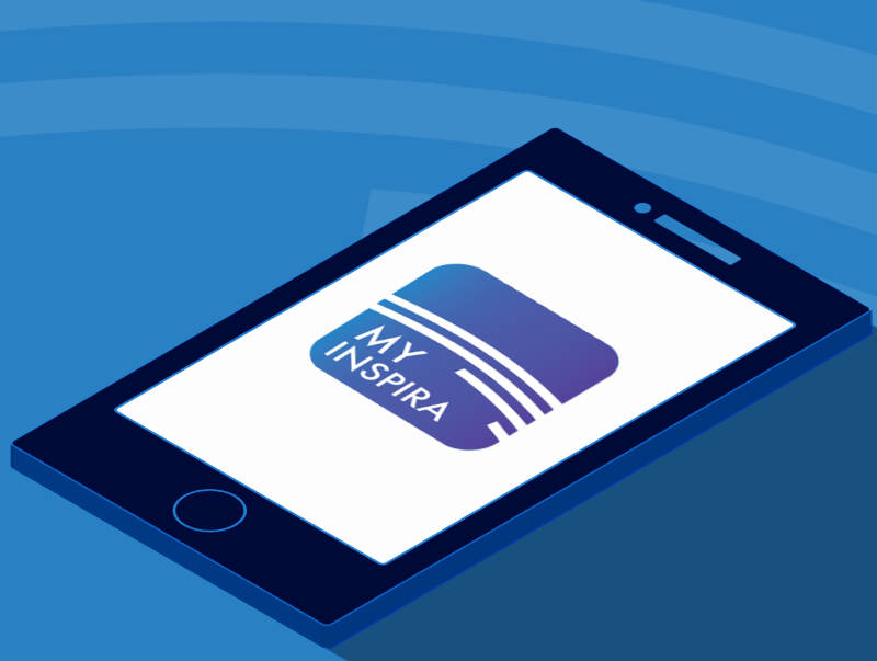 My Inspira App icon on phone