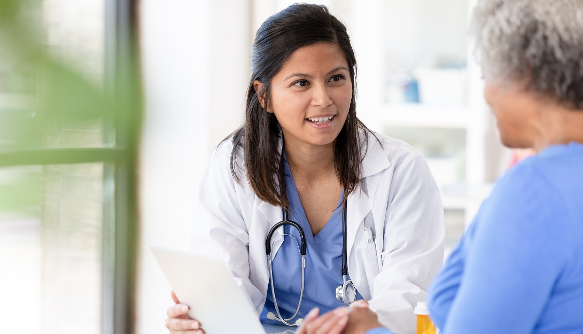 Doctor Explaining Results to Patient 