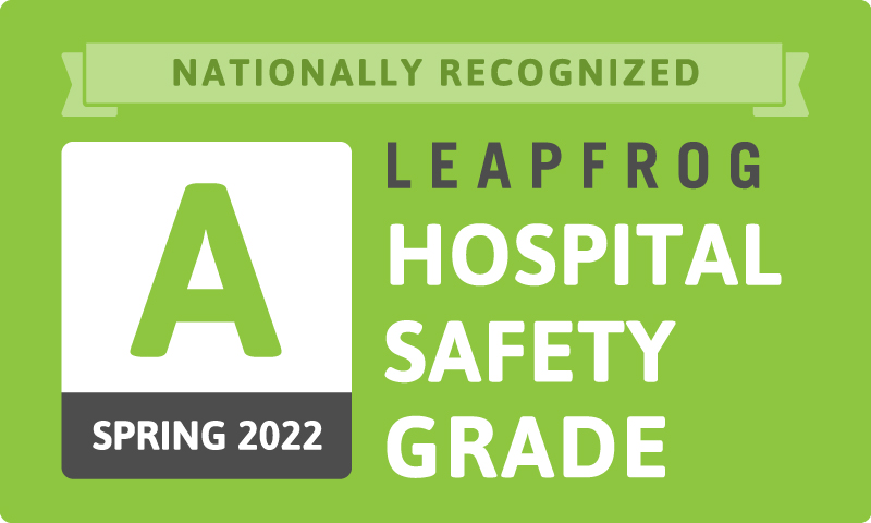 Leapfrog Hospital Safety Grade A 2022 