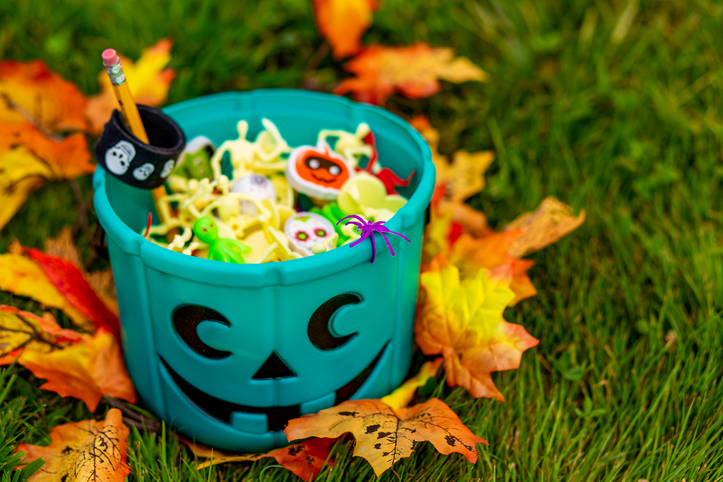 Halloween Party Favors for kids with food allergy. 