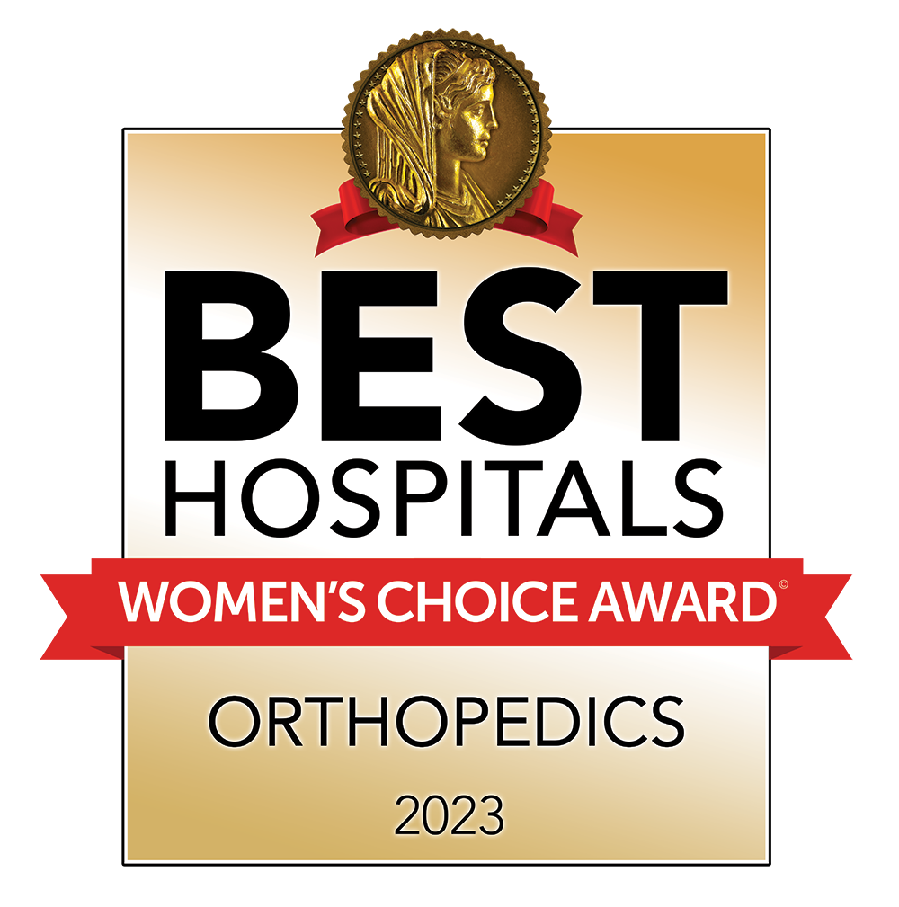 best hospitals women's choice award orthopedics 2023