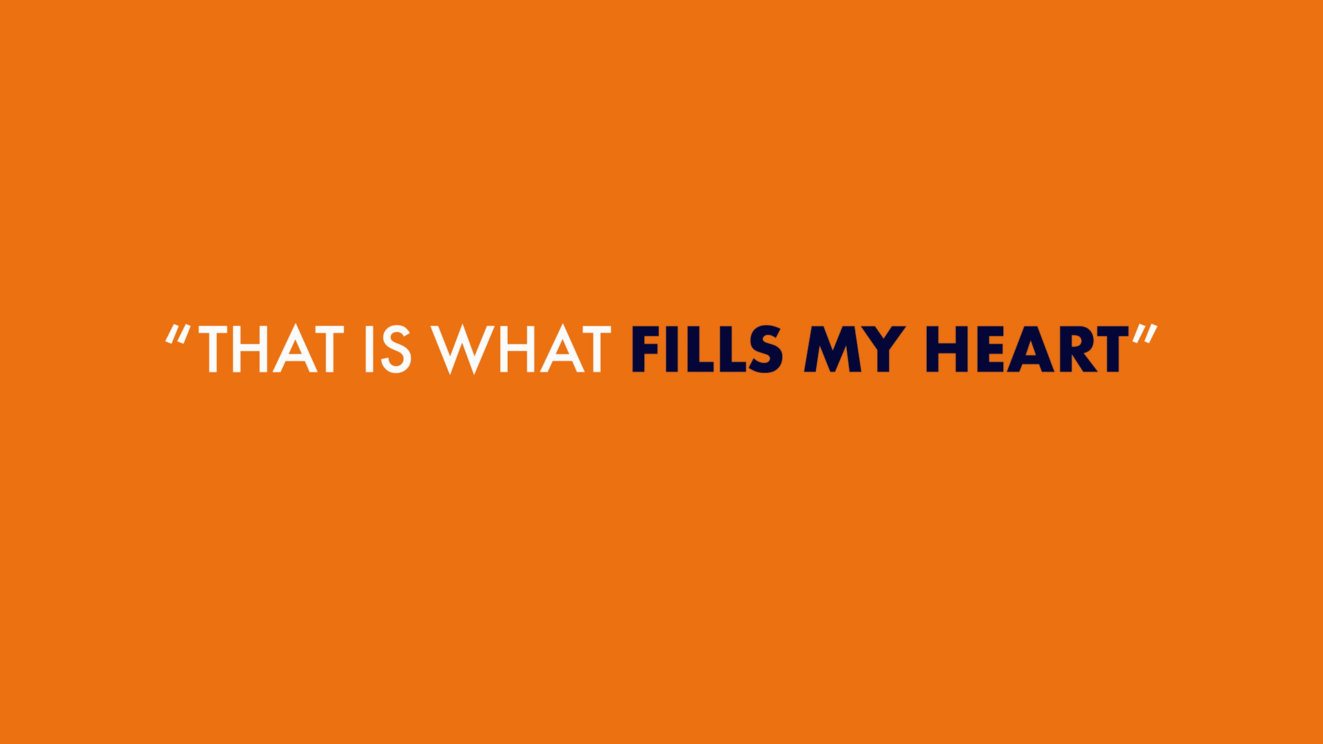 orange banner with text