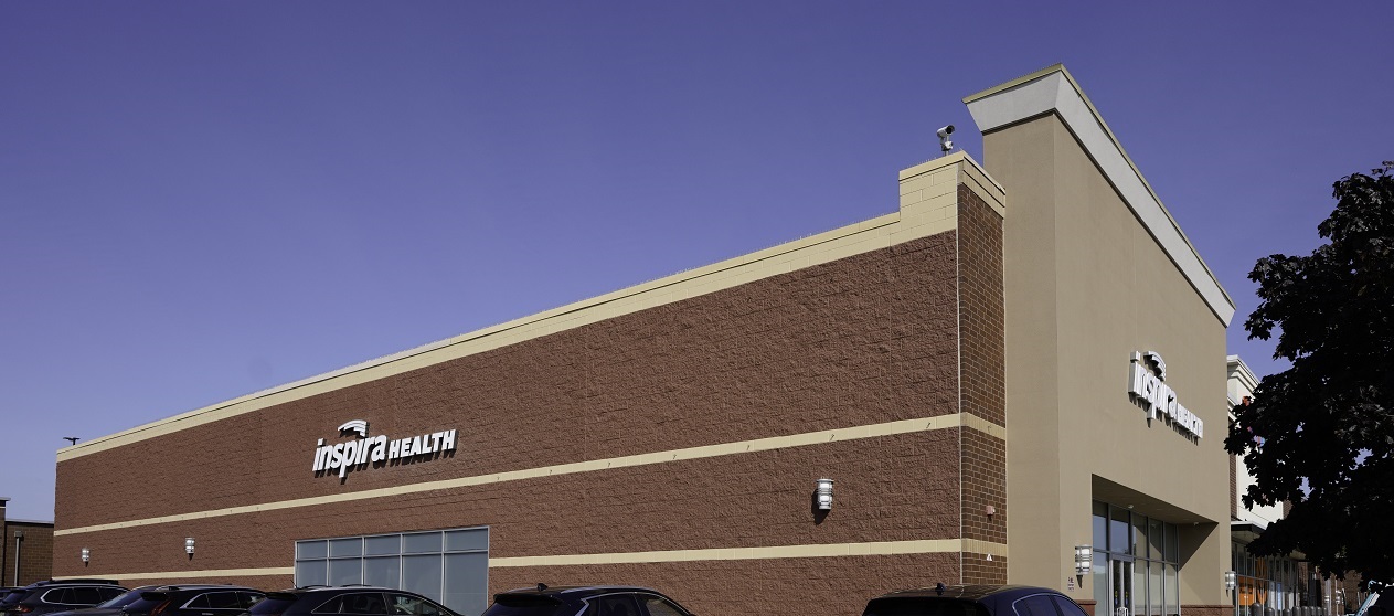 Building with signboard "Inspira Health"