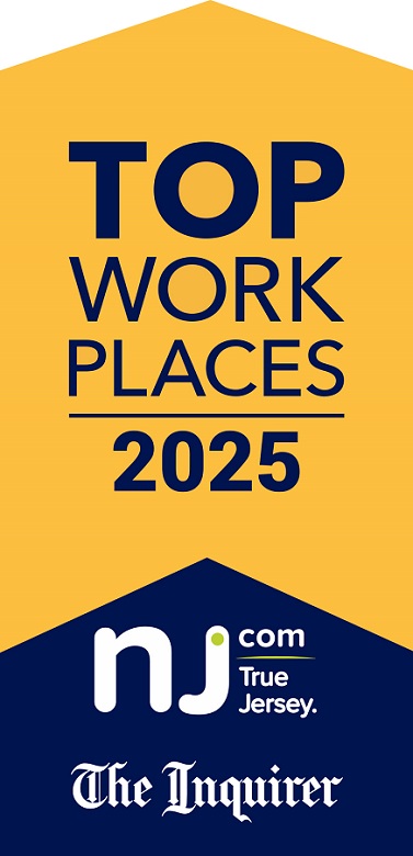 awards logo that reads "Top Work Places 2025"