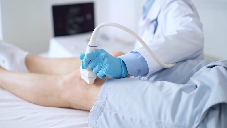 Doctor treating patient