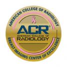 American Logo of Radiology Breast Imaging Center of Excellence Award