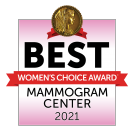 Best Women's Choice Award Mammogram Center 2021