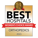 best hospitals women's choice award orthopedics 2023