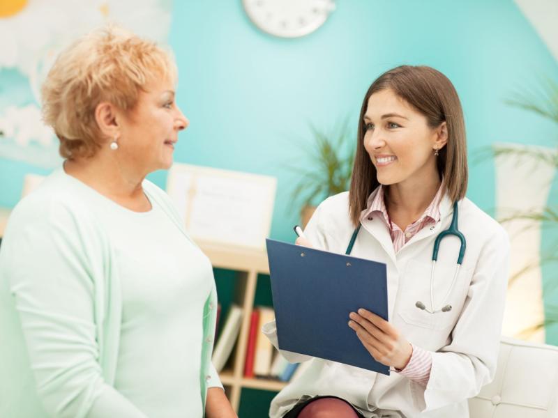 woman and medical provider in a consultation