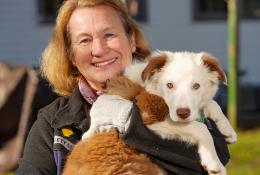 Mullica Hill veteran Krista Smith with her dog