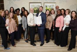 NJDOH Community Start Recognizes Inspira Cancer Grants Team