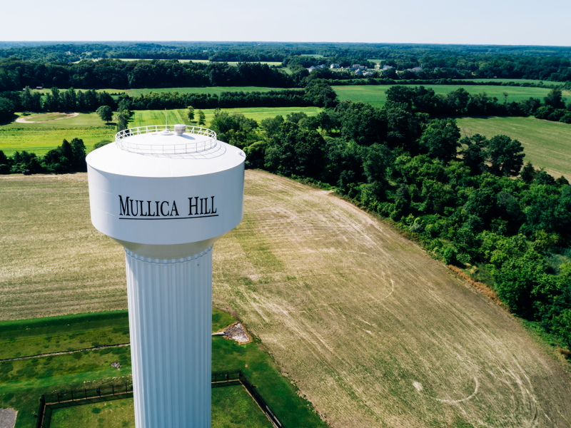 Mullica Hill water tower