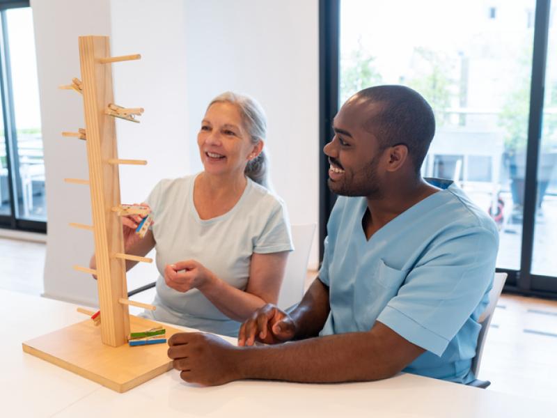 Patient with Therapist