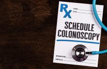 prescription to schedule a colonoscopy screening