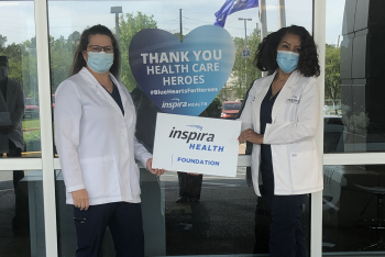 Inspira Health Foundation Blue Hearts for Heroes
