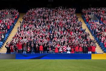 large crowd in stadium
